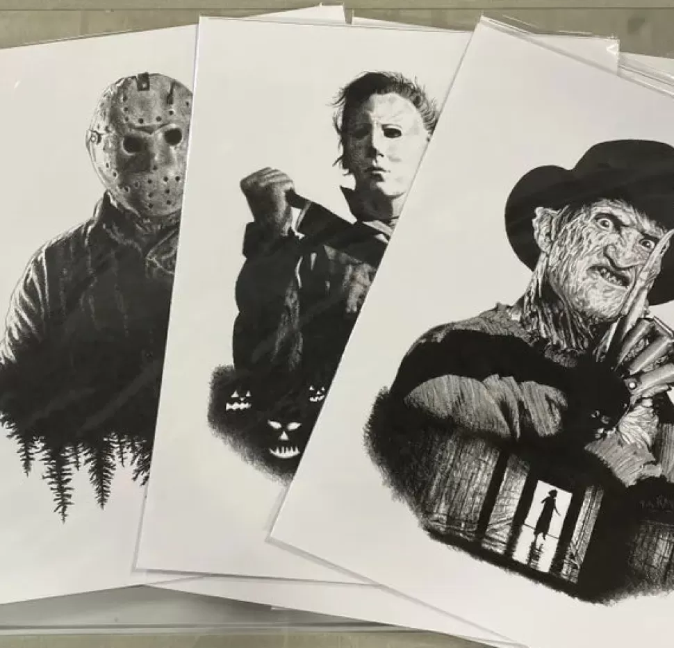 Pale Horse Art Studio 11 X 14 Horror Art Prints* Prints