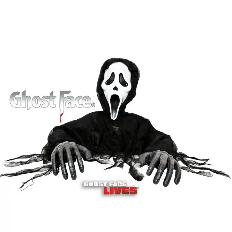 Fun World 12" Ghost Face Grave Breaker* Halloween Decorations