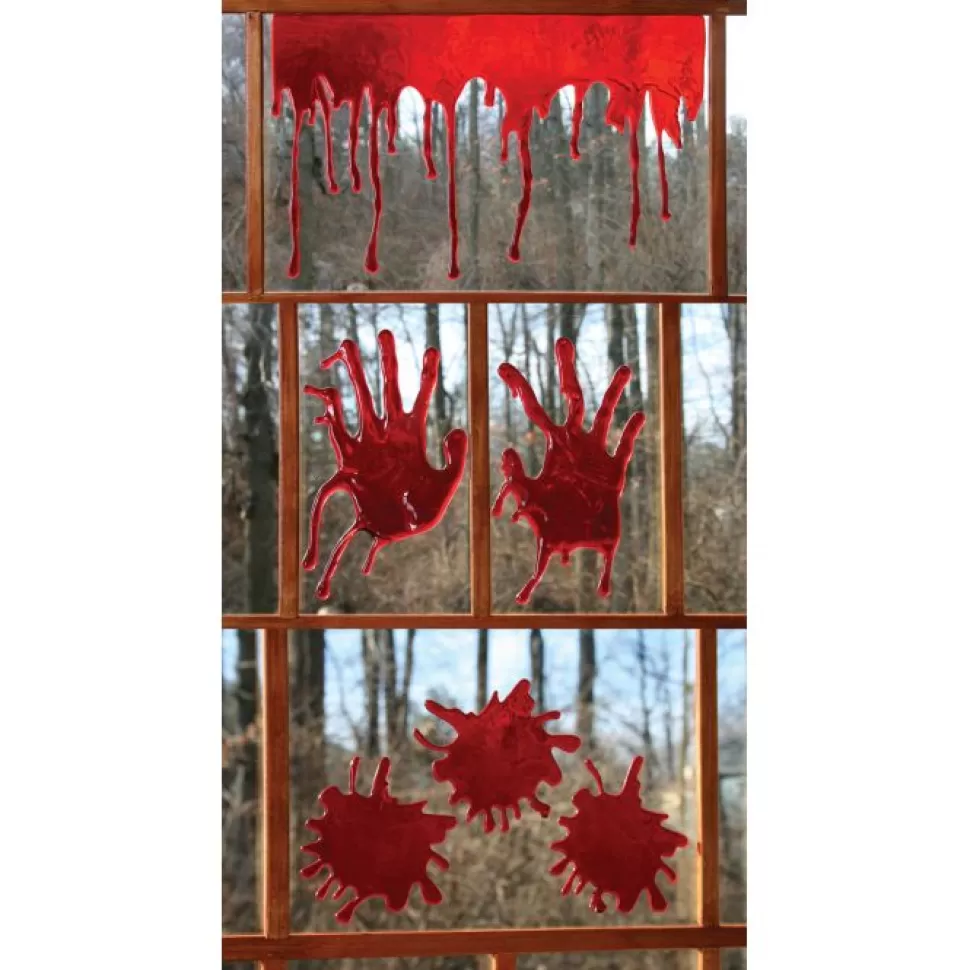 Fun World 3-D Bloody Window Decor* Halloween Decorations