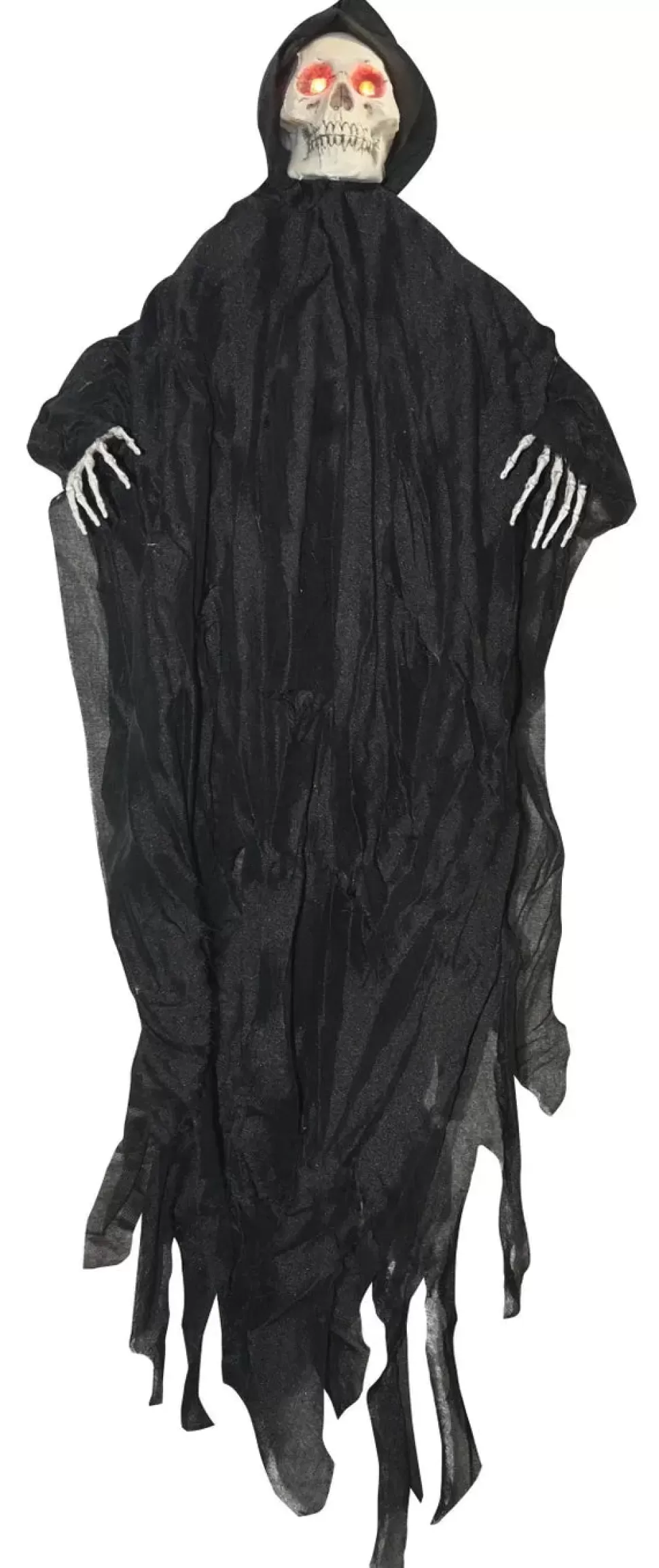 Sunstar Industries 3Ft Hanging Black Reaper W/ Light Up Eyes* Halloween Decorations