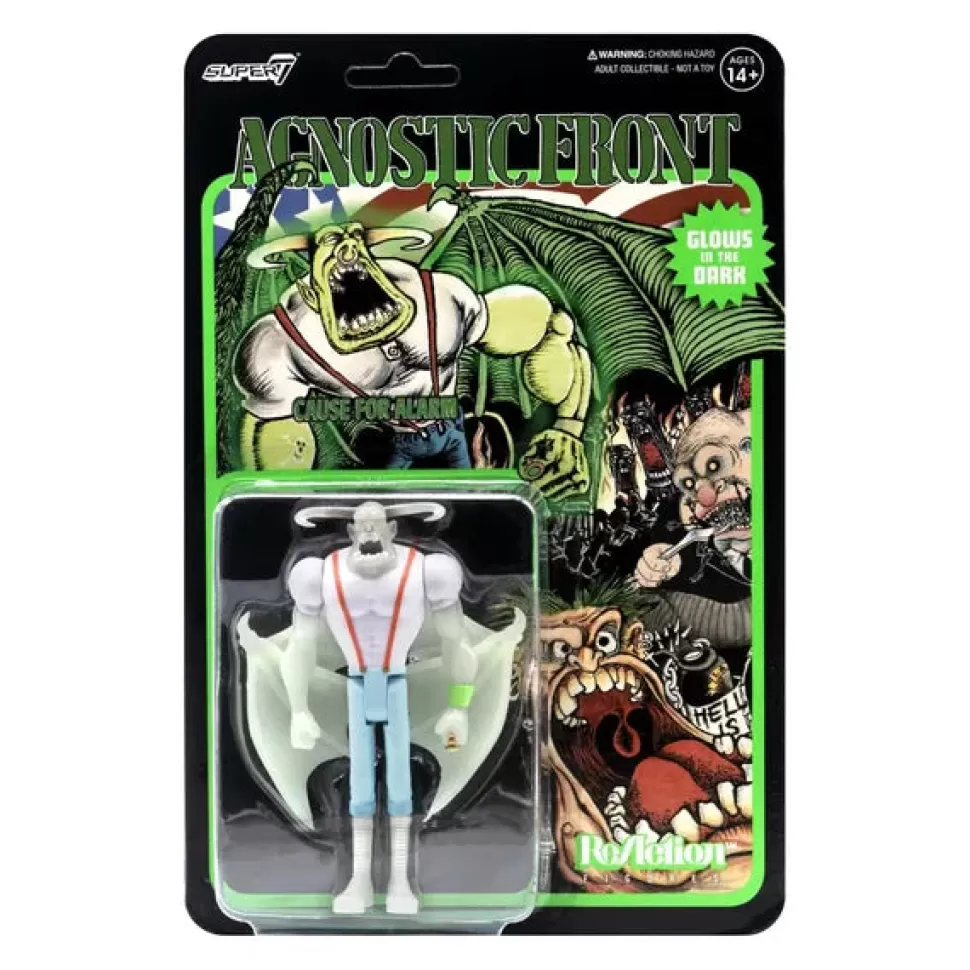 Super 7 Agnostic Front Reaction Figure - Eliminator (Glow In The Dark)* Reaction Figures