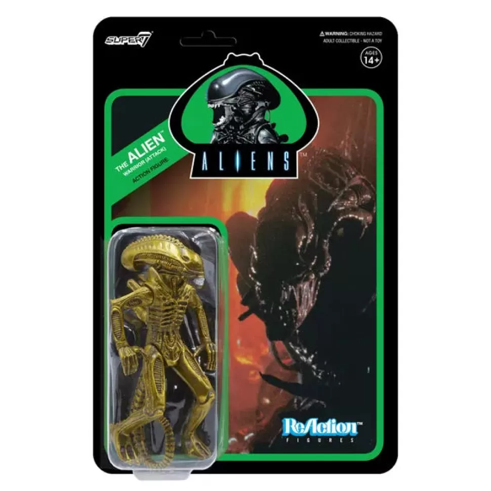 Super 7 Alien Xenomorph Reaction Figure - Warrior (Attack)* Reaction Figures