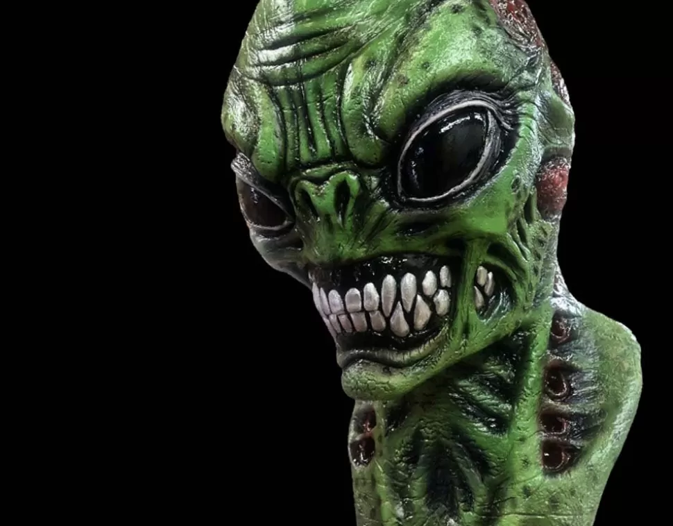 Lord Grimley Alpha Centauri Green Alien* Latex Masks