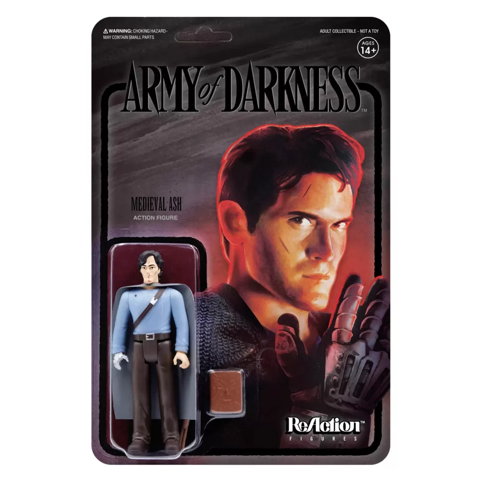 Super 7 Army Of Darkness Reaction Figure Wave 2 - Medieval Ash (Midnight)* Reaction Figures