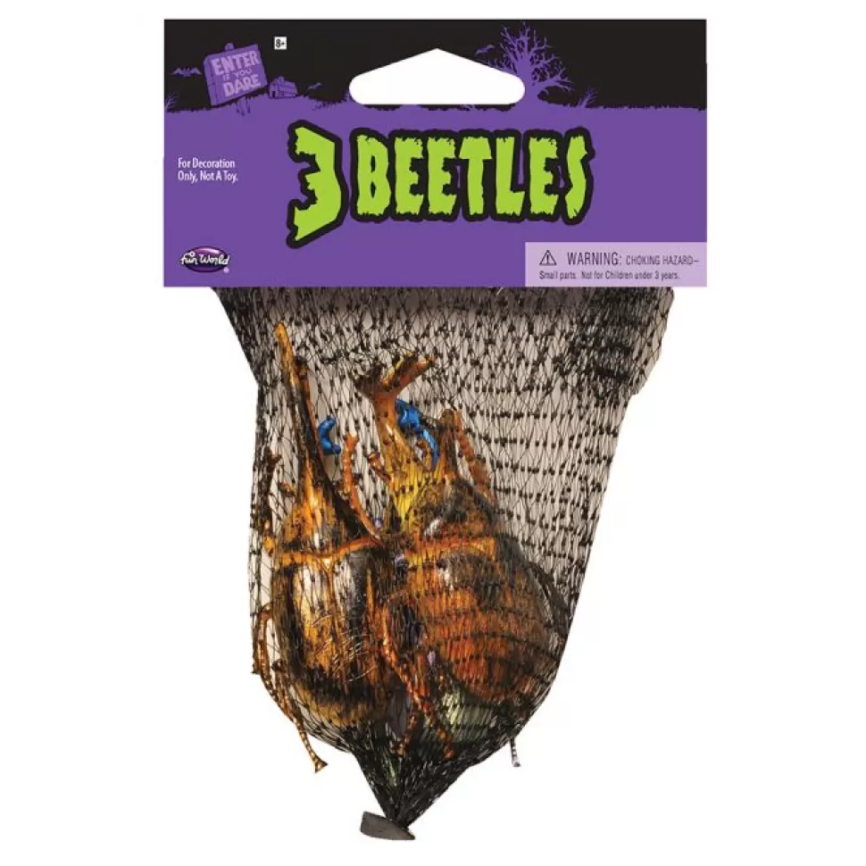 Fun World Bag Of Bugs Metallic* Halloween Decorations