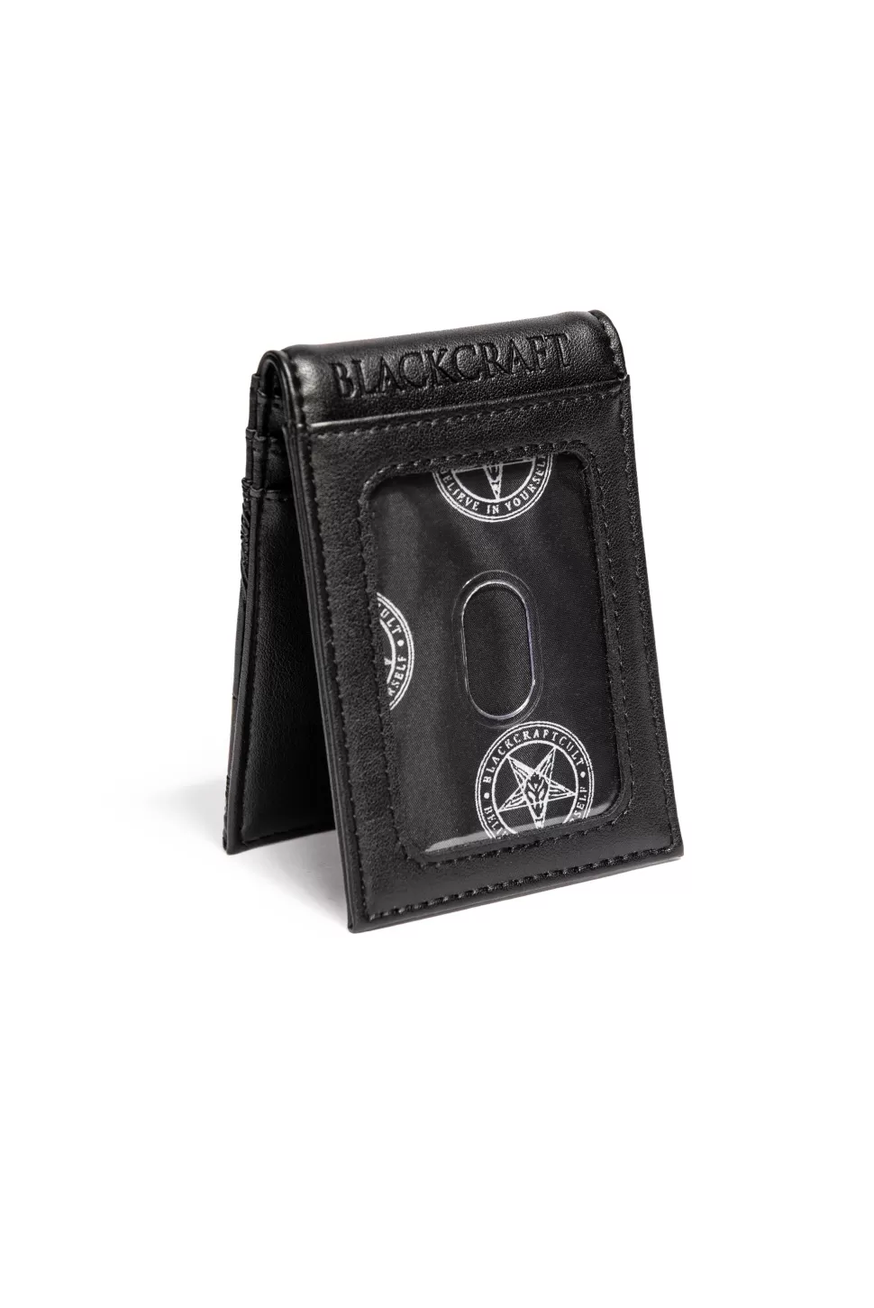 Blackcraft Cult Baphomet Embossed - Front Pocket Wallet* Bags, Purses, And Wallets