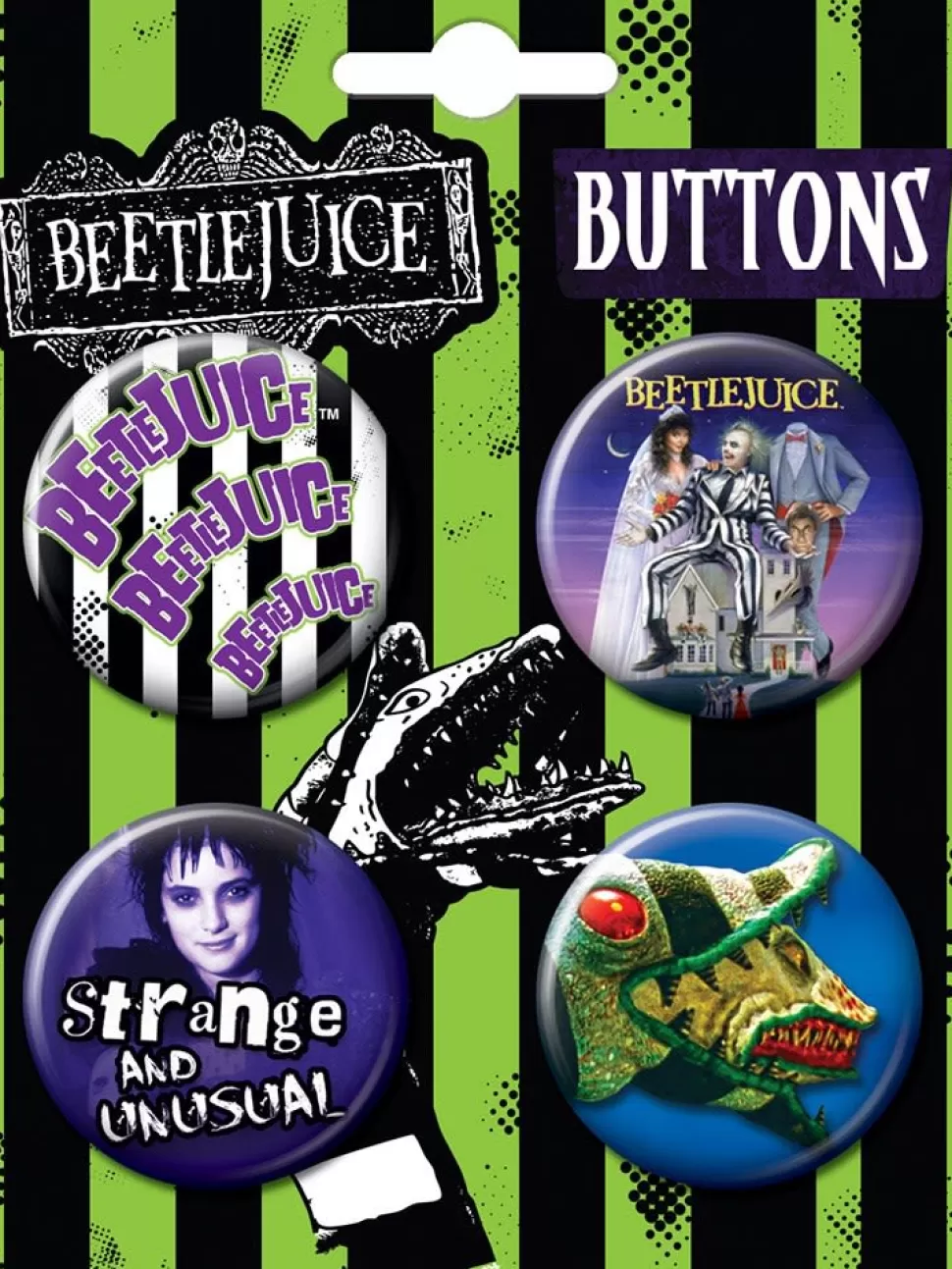 AtaBoy Beetlejuice 4 Button Set* Buttons