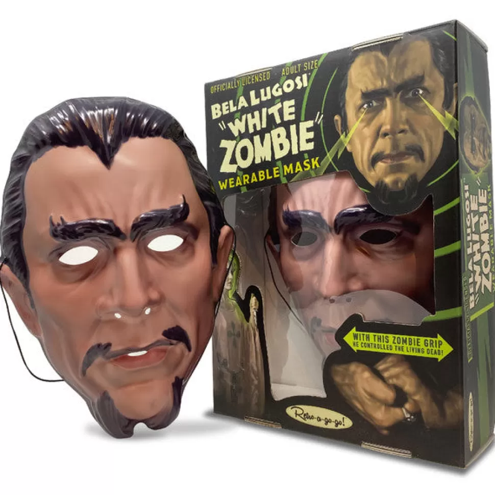Retro-A-Go-Go Bela Lugosi "White Zombie" Wearable Mask - Crypt Color* Vacuum Form Masks