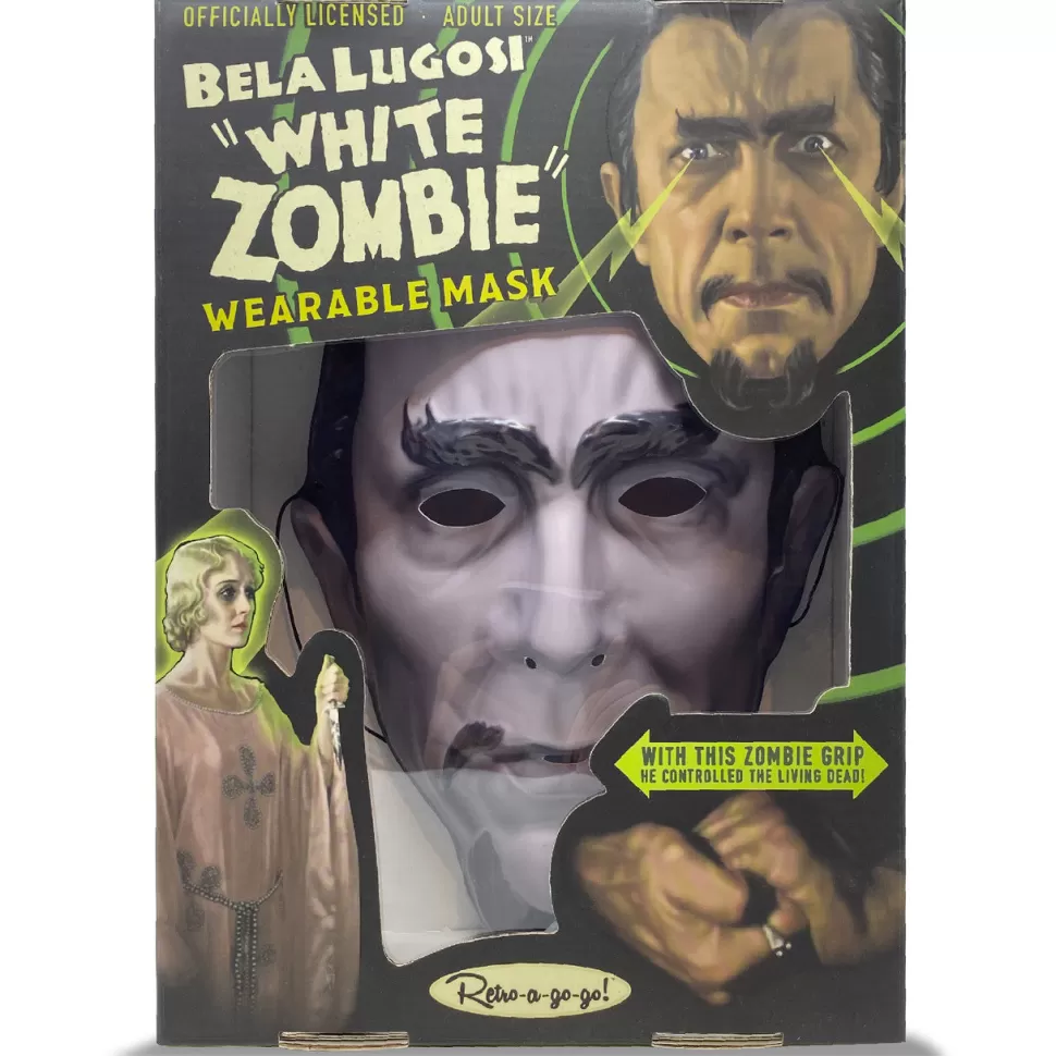 Retro-A-Go-Go Bela Lugosi "White Zombie" Wearable Mask - Midnight Movie* Masks