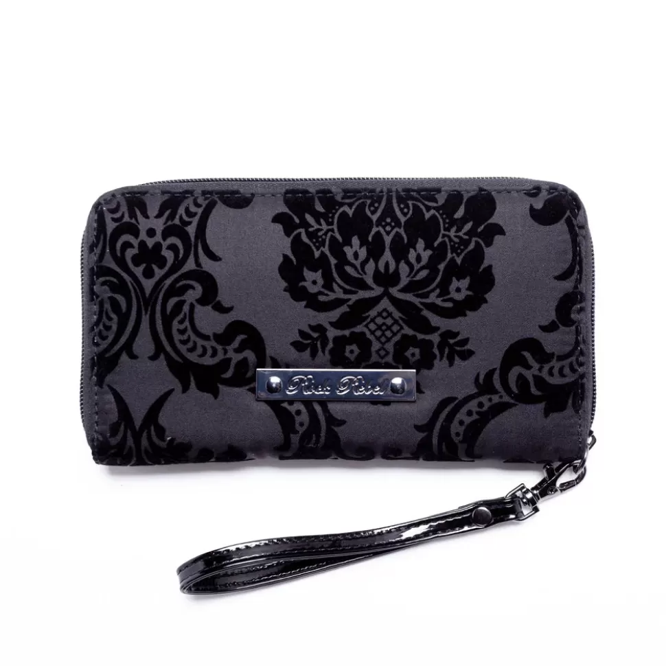 Rock Rebel Black Damask Wallet* Bags, Purses, And Wallets