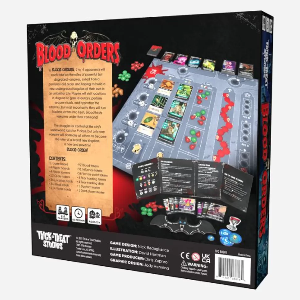 Trick Or Treat Studios Blood Orders Game* Puzzles And Games