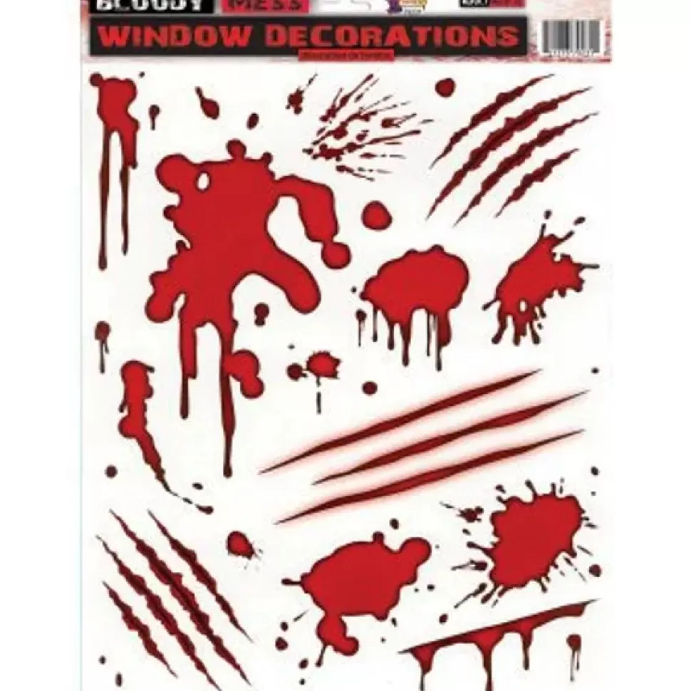 Forum Novelties Bloody Window Stickers* Halloween Decorations