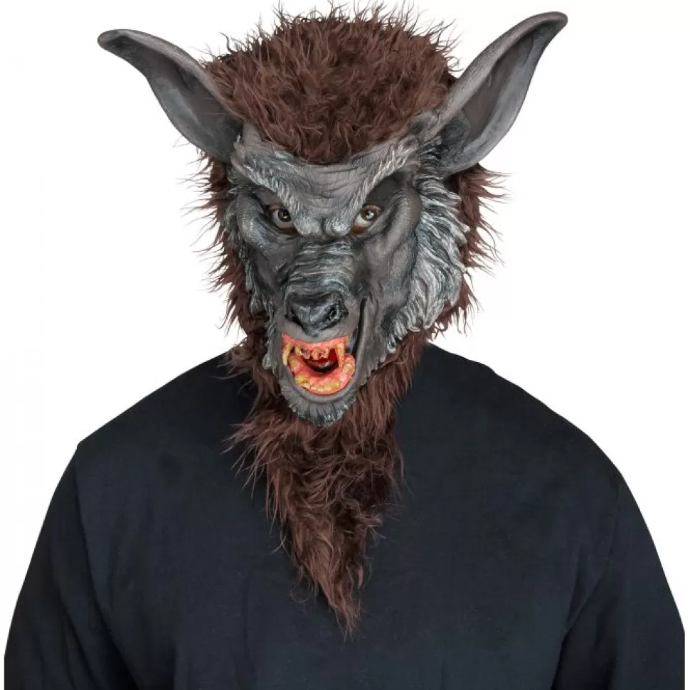 Fun World Brown Werewolf Mask* Latex Masks