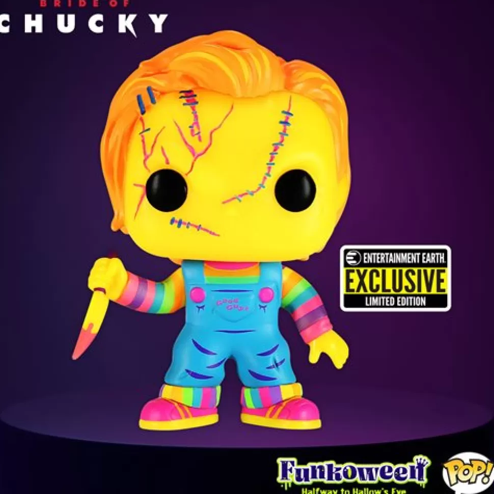 Entertainment Earth Child'S Play Chucky Black Light Funko Pop! - Exclusive* Funko Pop!