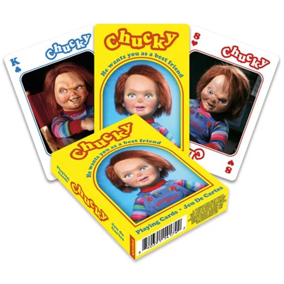 Entertainment Earth Child'S Play Chucky Playing Cards* Puzzles And Games