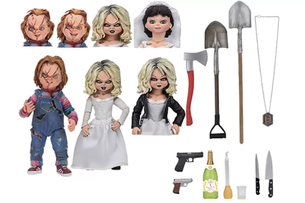 NECA Chucky - 7" Scale Action Figure - Ultimate Bride Of Chucky "Chucky & Tiffany" 2-Pack* Ultimates