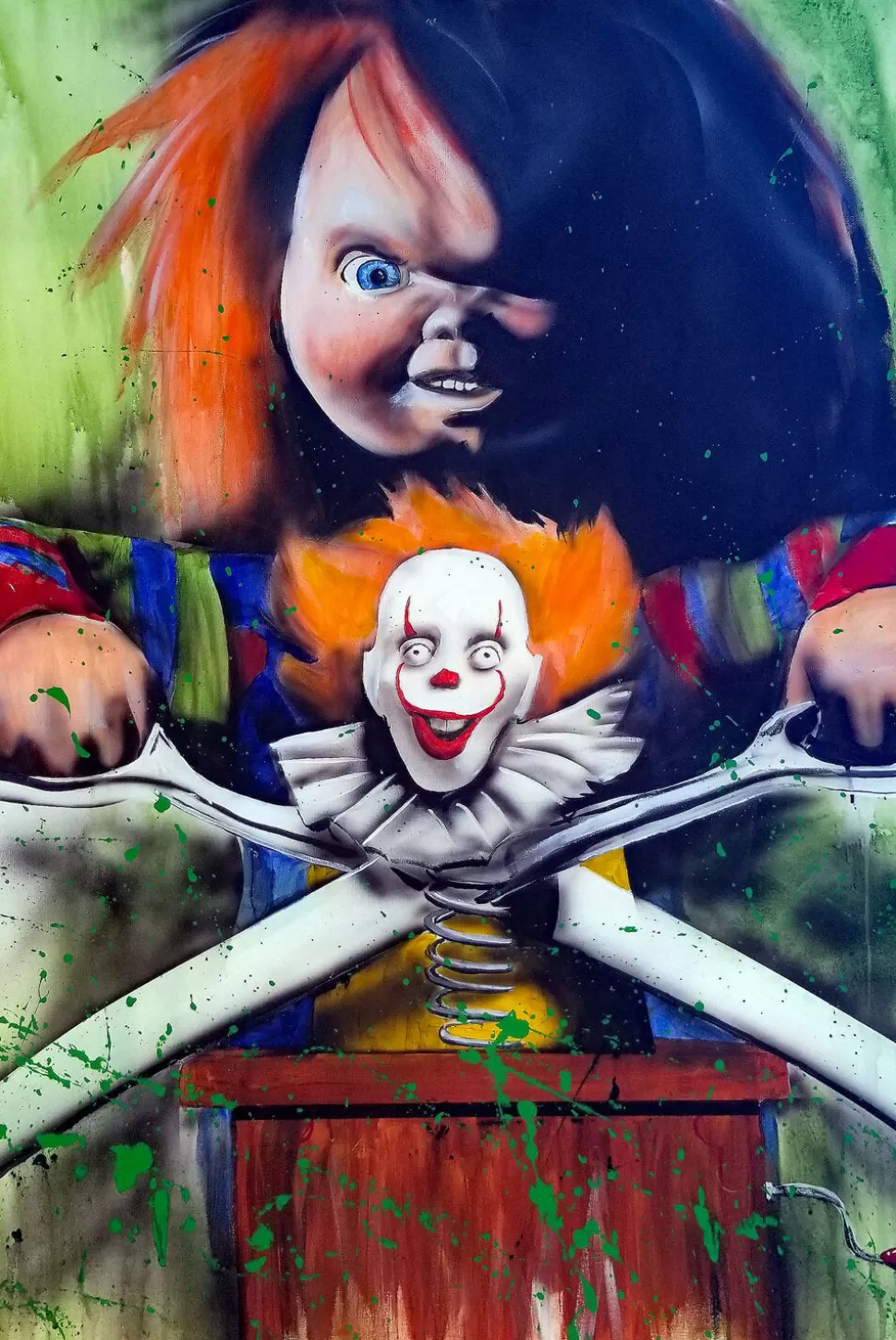 Phantasy Realms Chucky Canvas* Artwork