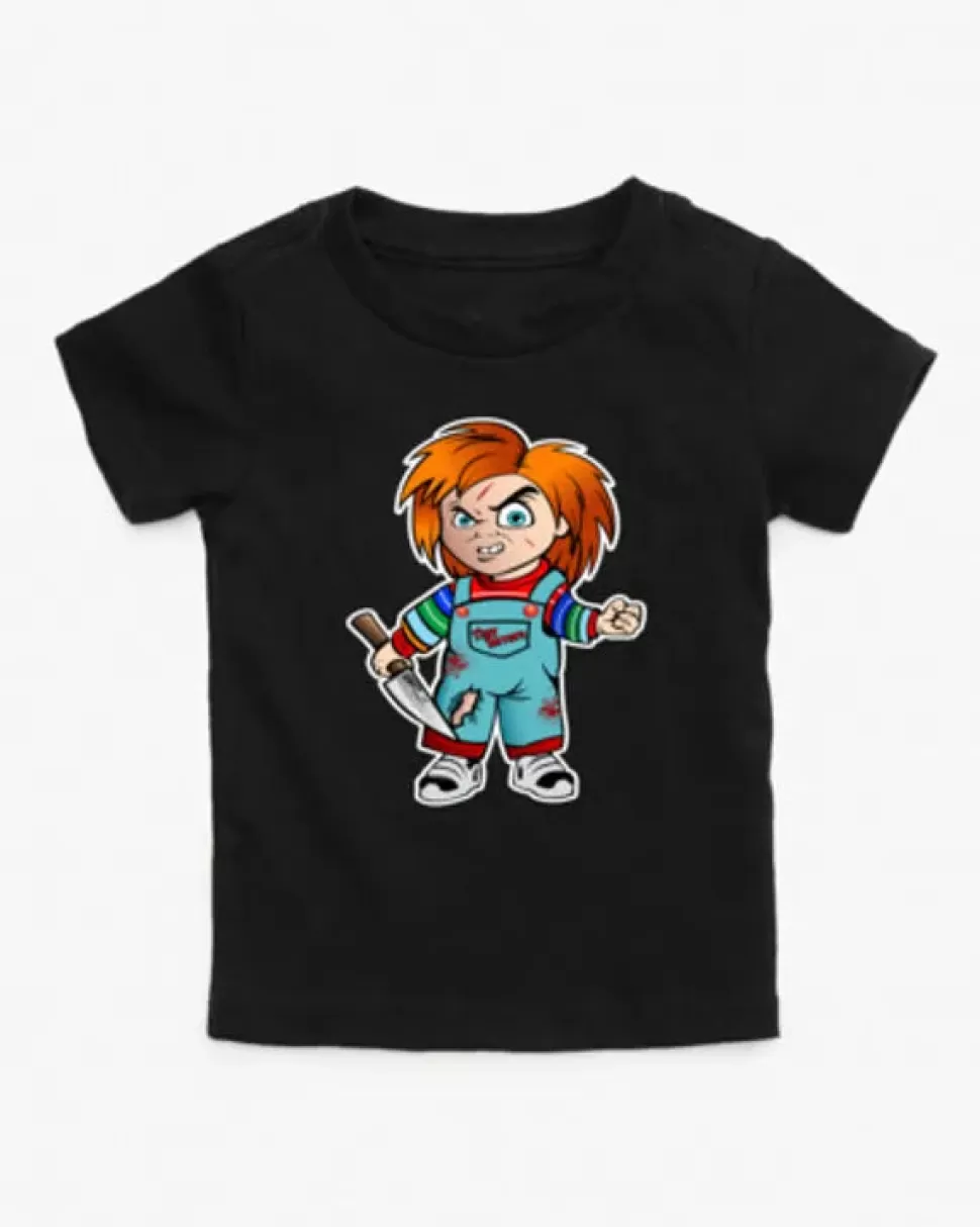 Spooky Baby Chucky Graphic Onesie Or Tee* Youth Clothing