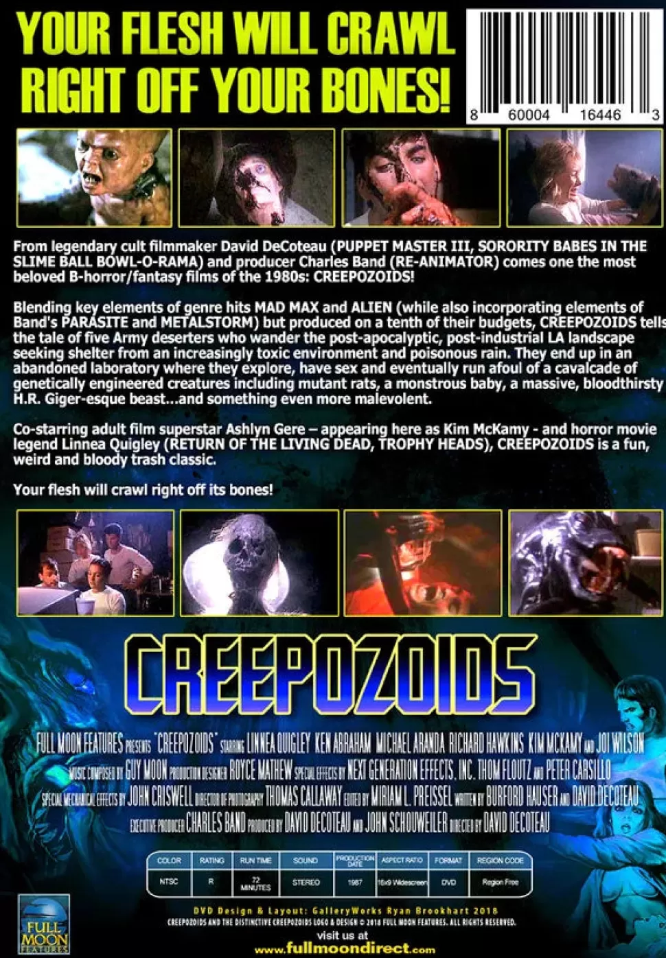 Full Moon Creepozoids Dvd (Remastered)* Movies