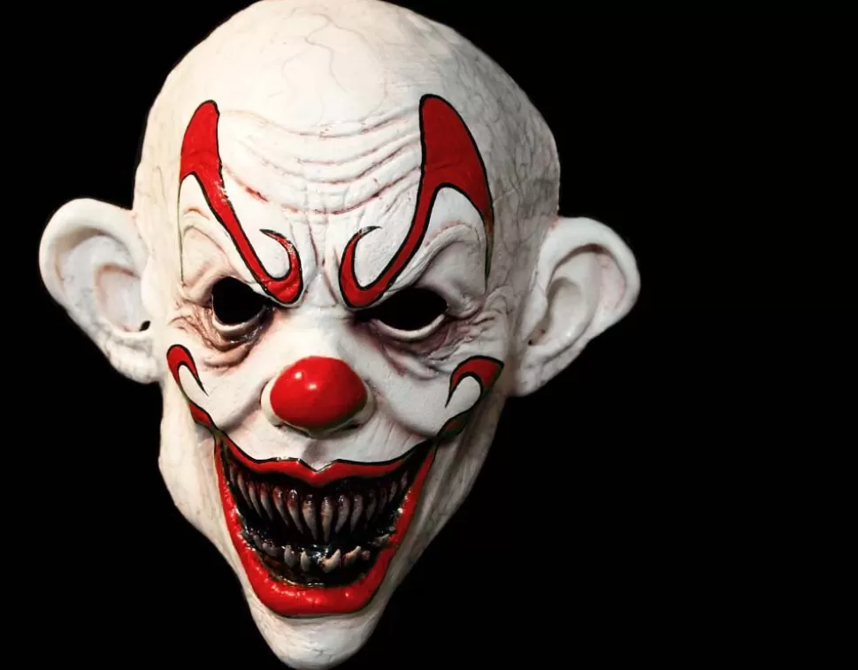 Lord Grimley Crimson Clown - Half Mask* Latex Masks