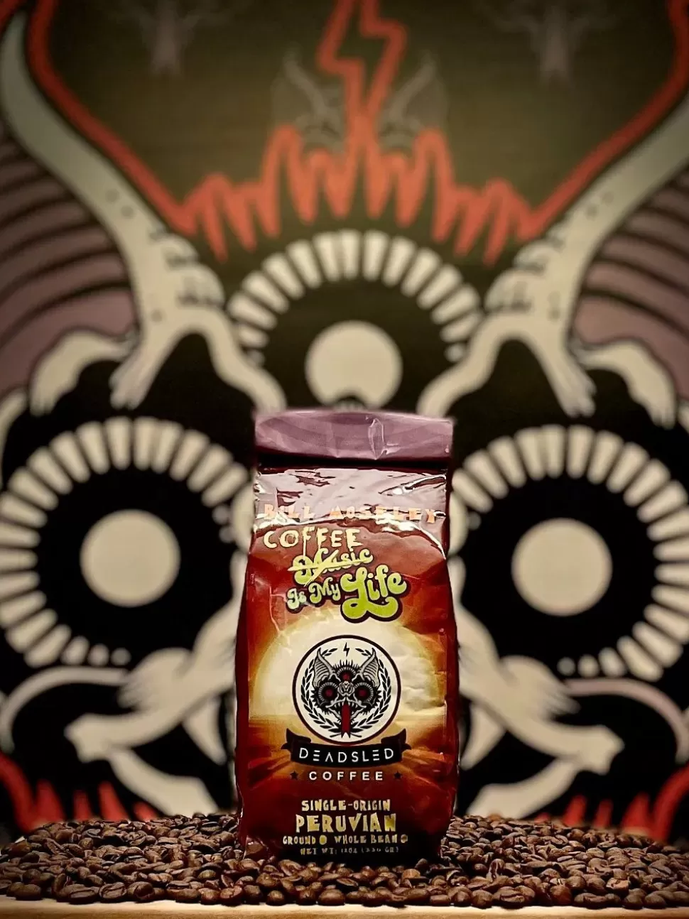 Dead Sled Coffee - Bill Moseley Coffee Is Life Ground Coffee* Coffee