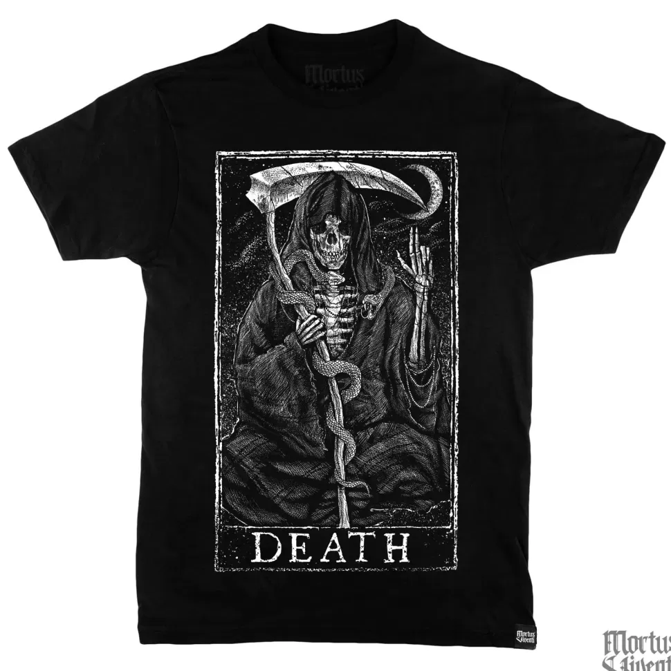 Mortus Viventi Death Tarot Card Shirt* Unisex Shirts