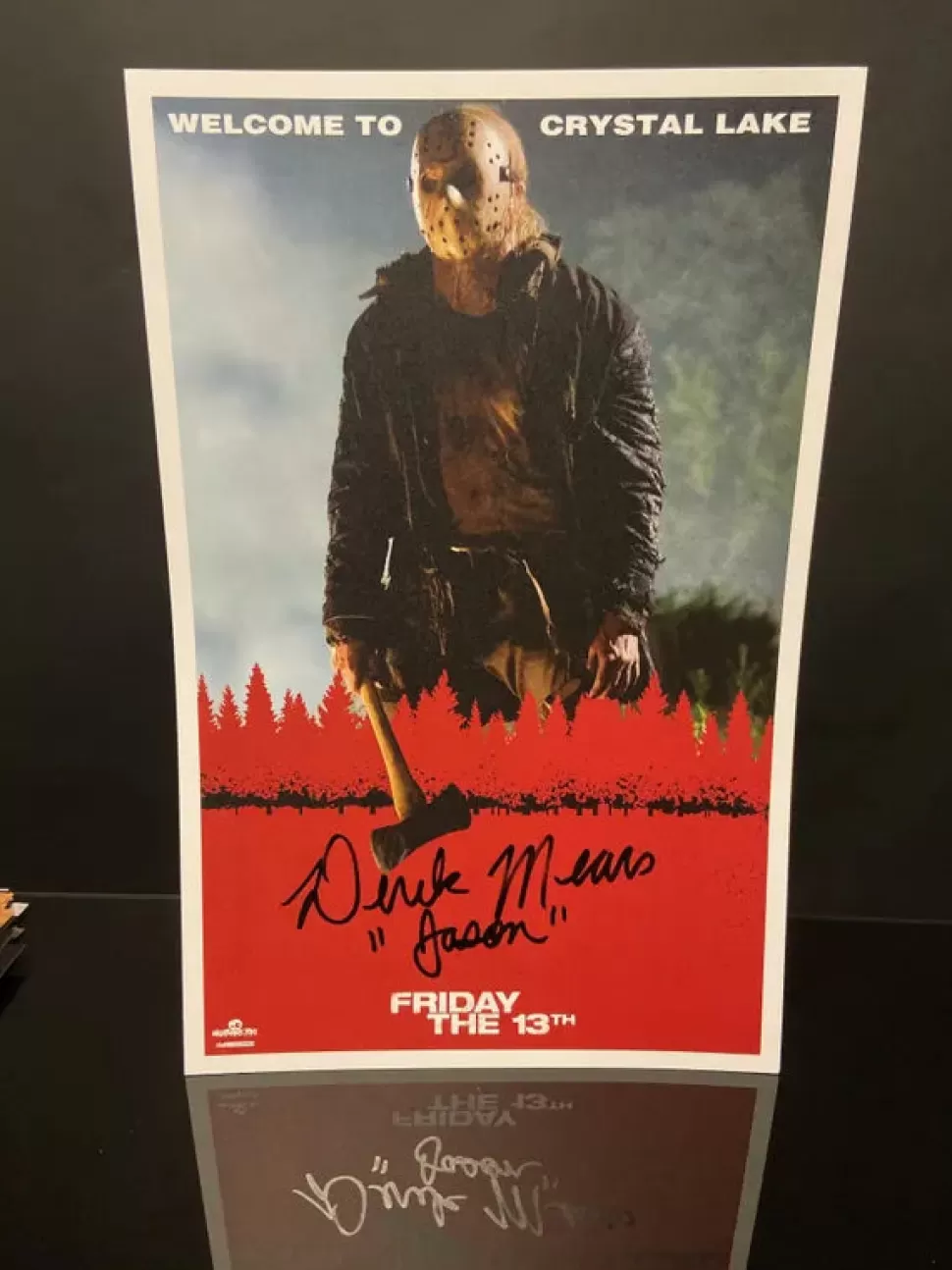 Nightmare Toys Derek Mears (Jason Voorhees) Signed 11X17 Exclusive Print Friday The 13Th 2009* Prints