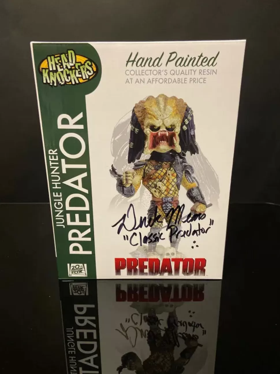 Nightmare Toys Derek Mears Signed Predator Head Knocker Bobblehead (Jsa Certified)* Bobbleheads