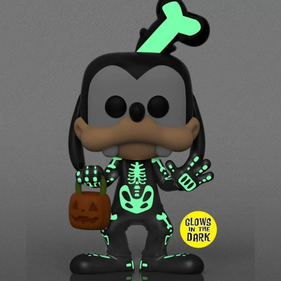 Entertainment Earth Disney Skeleton Goofy Glow-In-The-Dark Pop! Vinyl Figure - Exclusive* Vinyl Figures