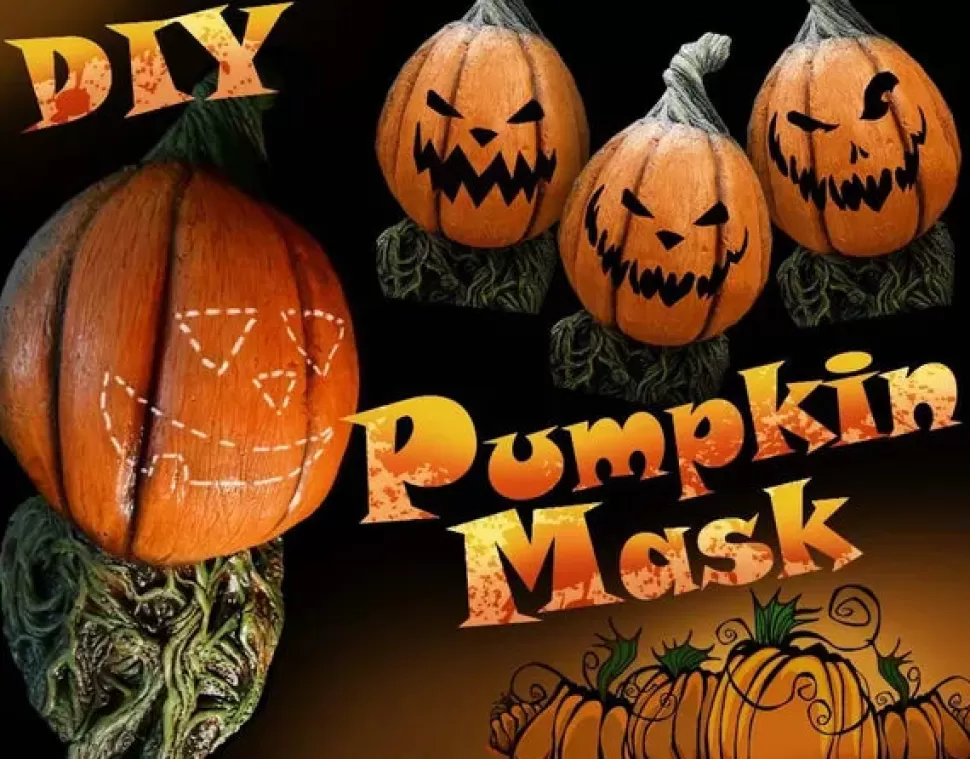 Lord Grimley Diy - Pumpkin Mask Kit* Masks