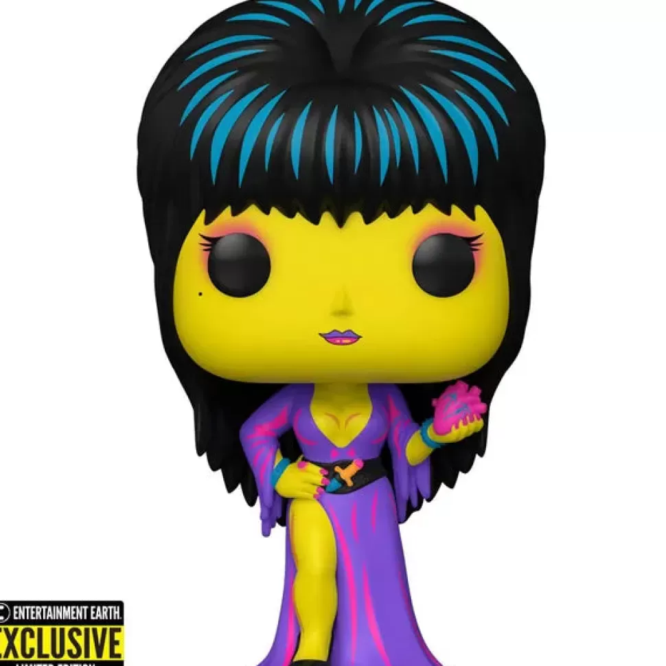 Entertainment Earth Elvira Black Light Funko Pop! Vinyl Figure - Exclusive* Vinyl Figures