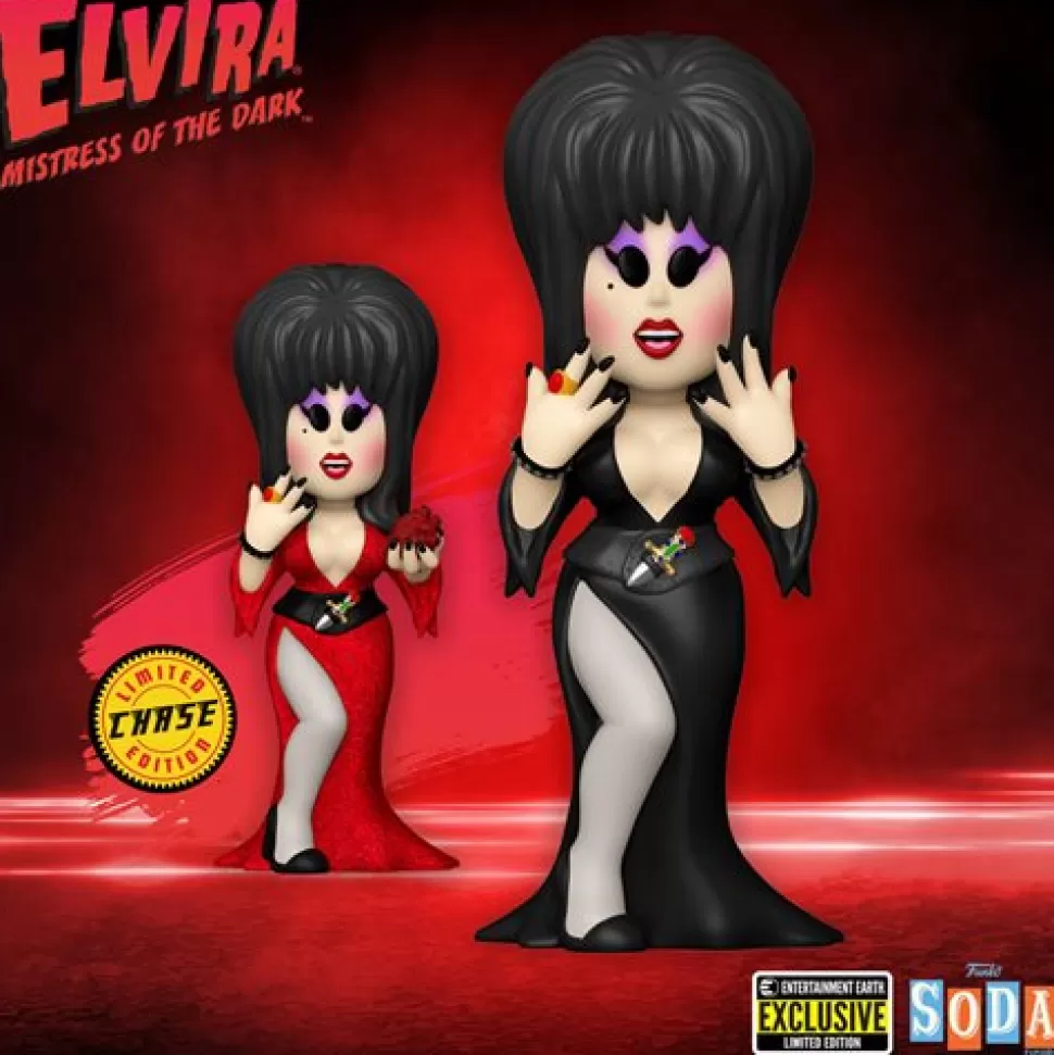 Entertainment Earth Elvira Vinyl Soda Figure - Exclusive* Vinyl Figures