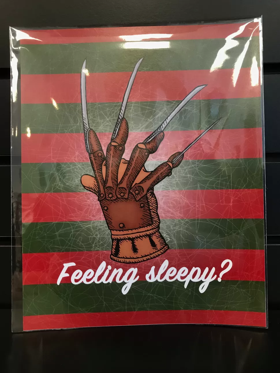 Pale Horse Art Studio Feeling Sleepy? Freddy Kruger 8X10 Art Print* Prints