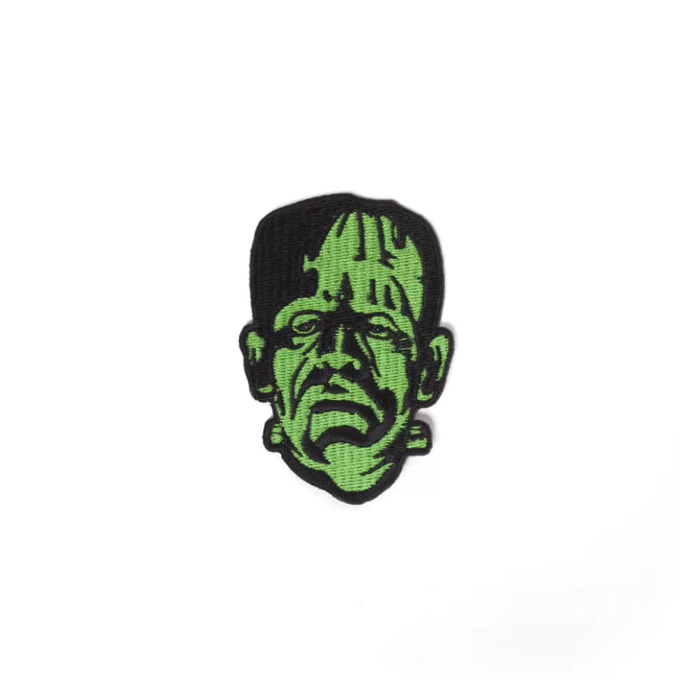 Rock Rebel Frankenstein Head Embroidered Patch* Patches