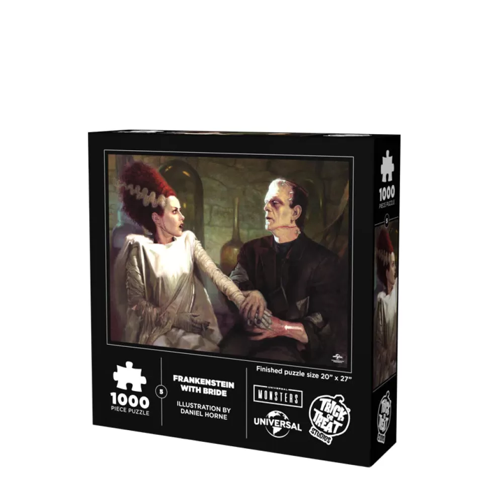 Trick Or Treat Studios Frankenstein With Bride Jigsaw Puzzle* Puzzles And Games