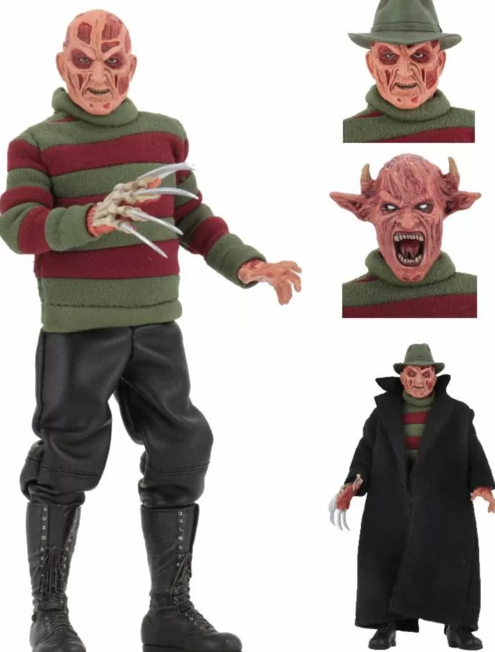 NECA Freddy Krueger New Nightmare - 8" Clothed Figure - Nightmare On Elm Street* Action Figures