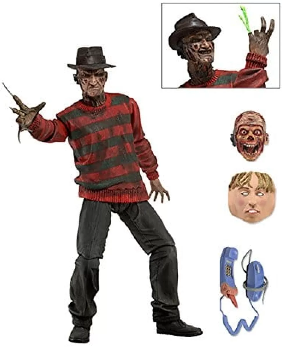 NECA Freddy Kruger Action Figure - Ultimate 7″ Scale - A Nightmare On Elm Street* Action Figures