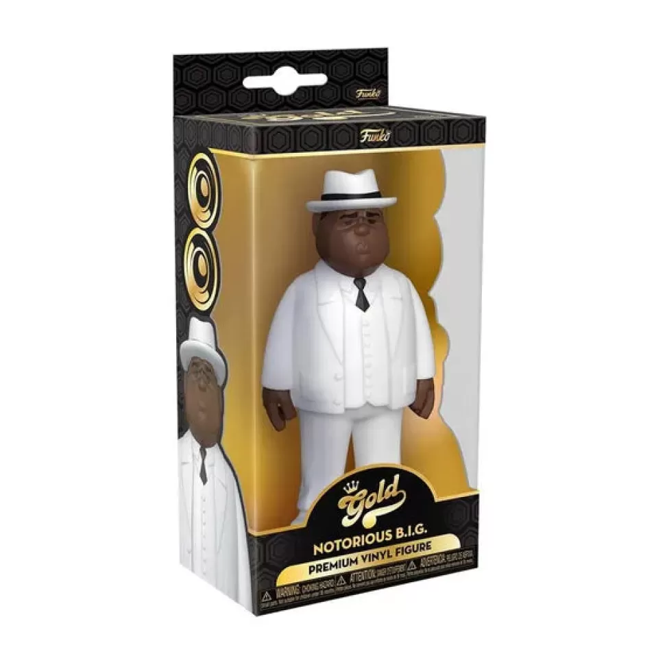 Funko Gold Notorious B.I.G. In White Suit - 5 Inch Vinyl Figure* Vinyl Figures