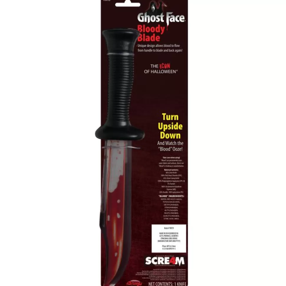 Fun World Ghost Face Bloody Blade* Costume Weapons And Accessories