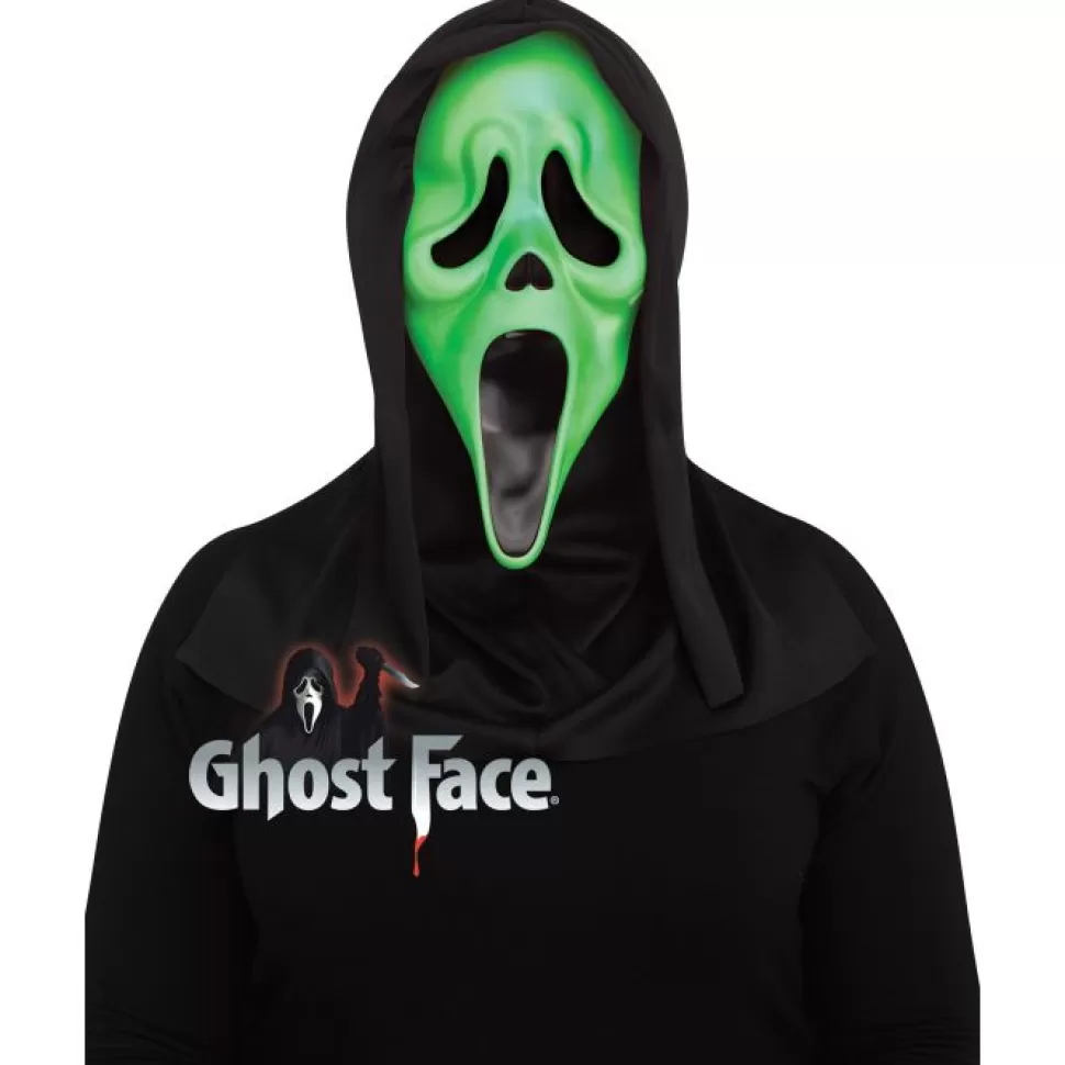 Fun World Ghost Face® Fluorescent Mask* Masks