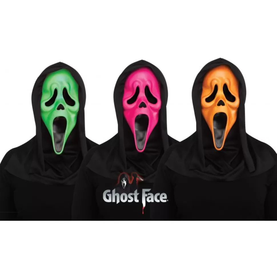 Fun World Ghost Face® Fluorescent Mask* Masks