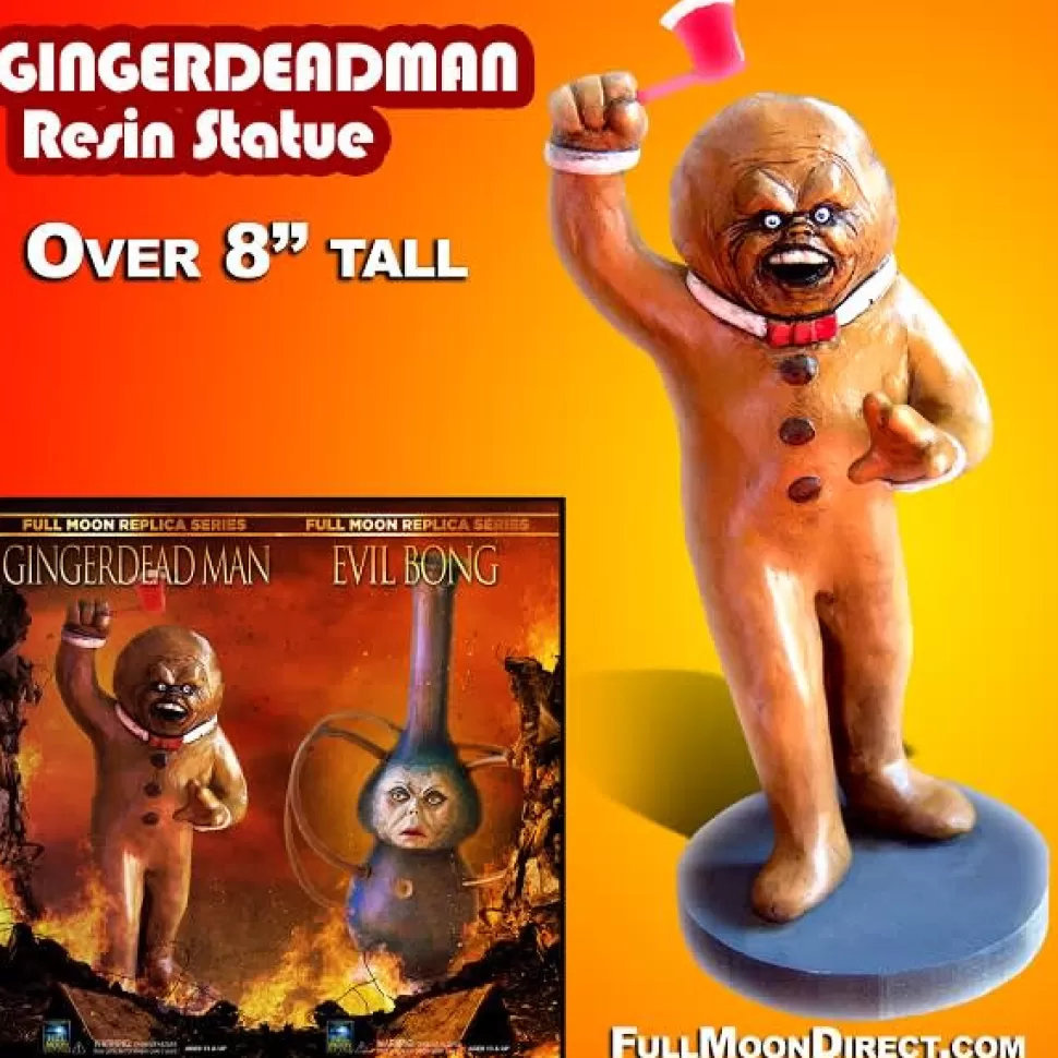 Full Moon Gingerdead Man Resin Statue* Statues