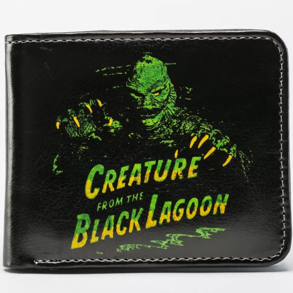 Rock Rebel Green Creature From The Black Lagoon Billfold Wallet* Bags, Purses, And Wallets