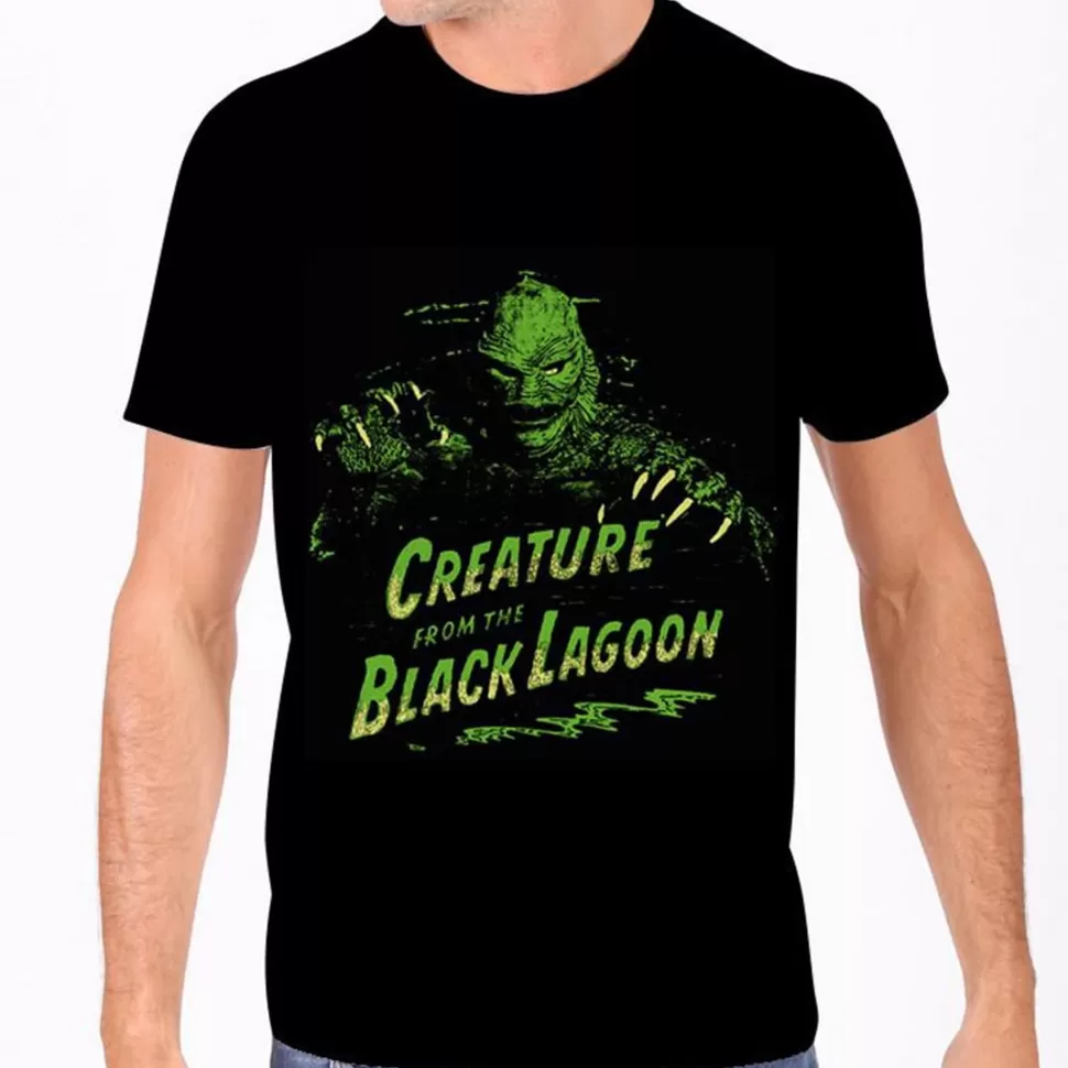 Rock Rebel Green Creature From The Black Lagoon Men'S Tee* Unisex Shirts