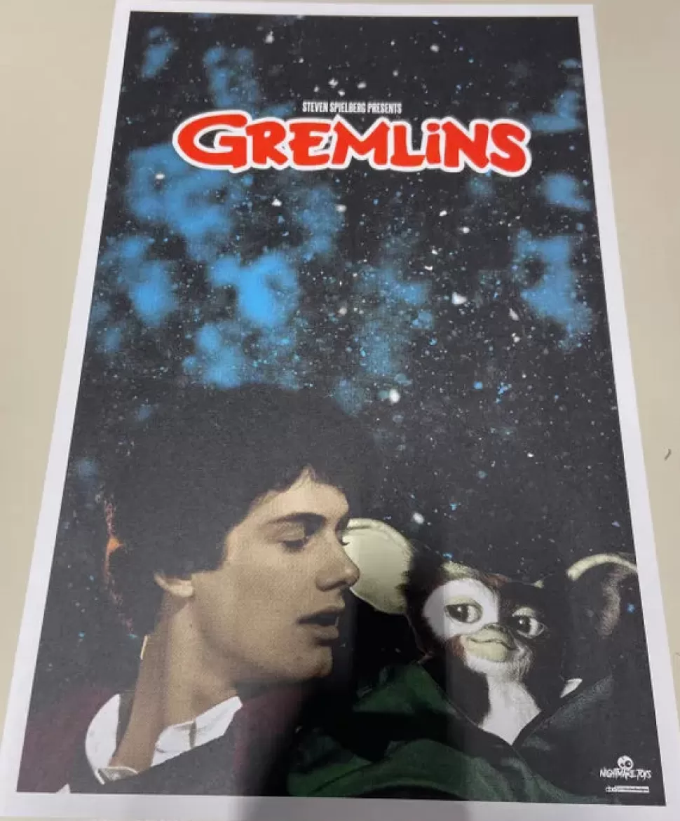 Chris Butler Designs Gremlins Zach Galligan Nightmare Toys Exclusive 11X17 Print* Artwork