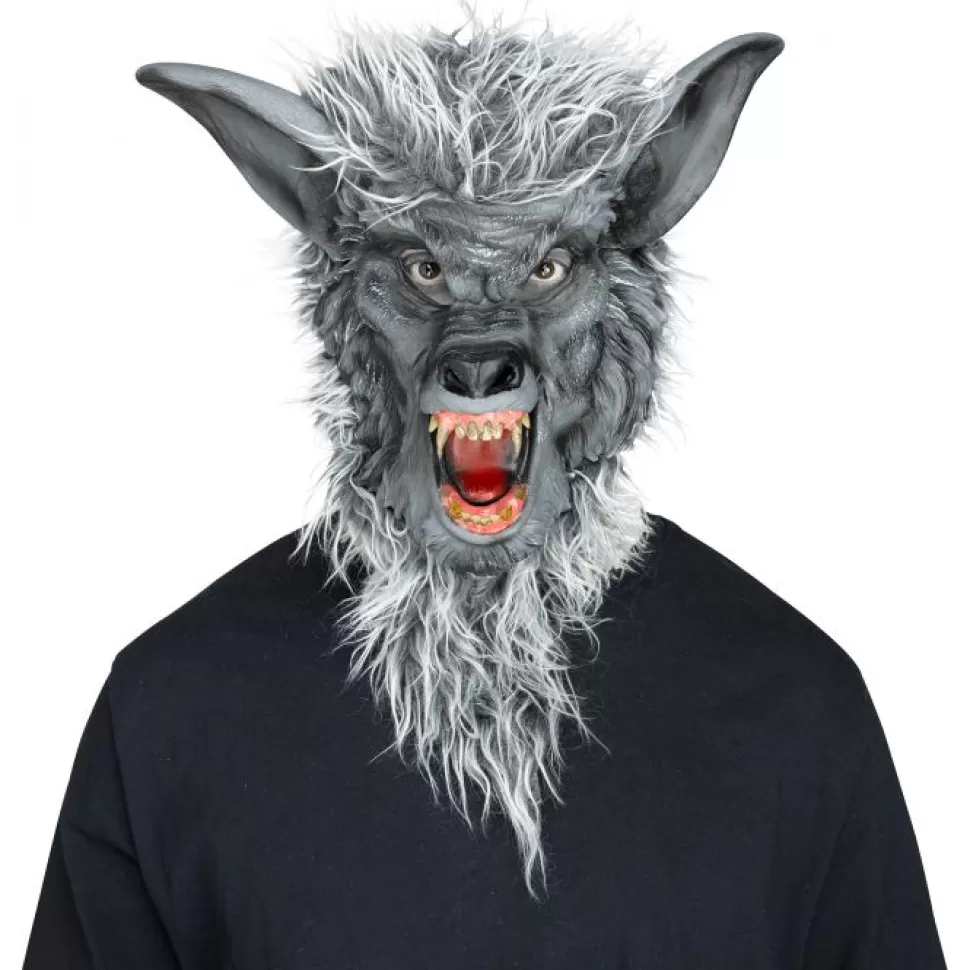 Fun World Grey Werewolf Mask* Latex Masks