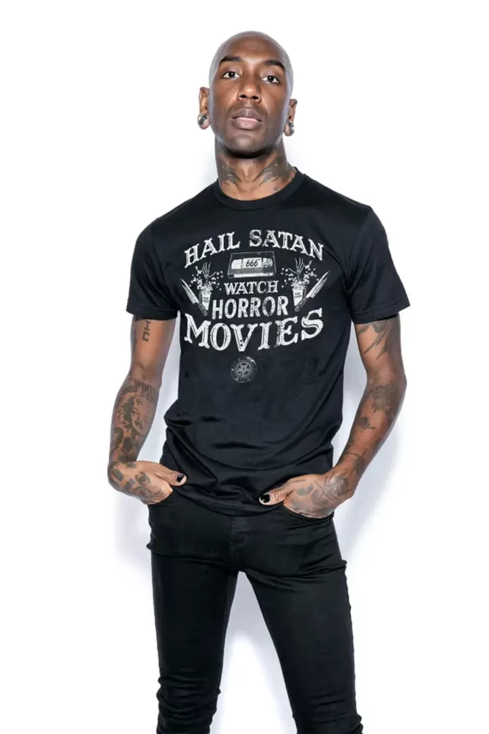 Blackcraft Cult Hail Satan And Watch Horror Movies Shirt* Unisex Shirts