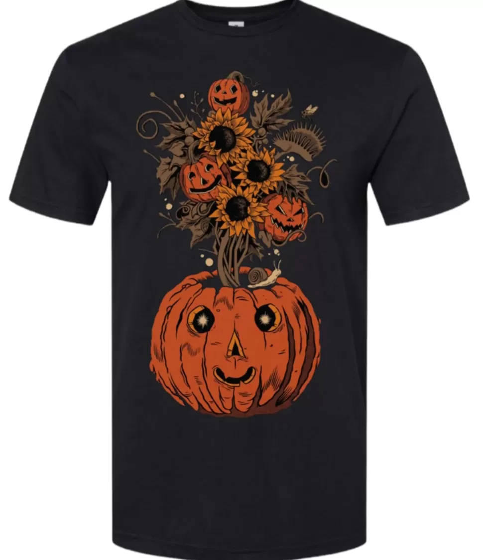 Halloween Shirt Company Halloween In Bloom (Black)* Unisex Shirts