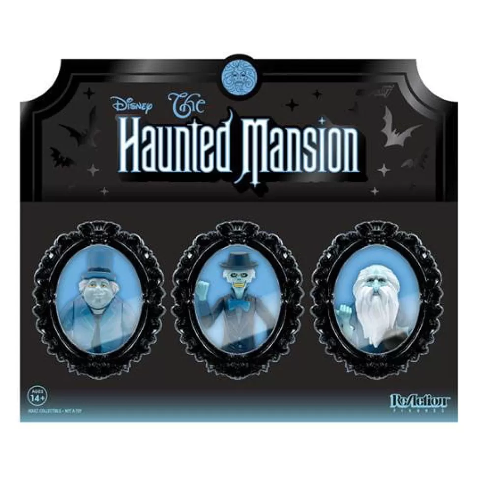 Super 7 Haunted Mansion Figures - Hitchhiking Ghosts 3-Pack (Sdcc 2020 Exclusive)* Reaction Figures