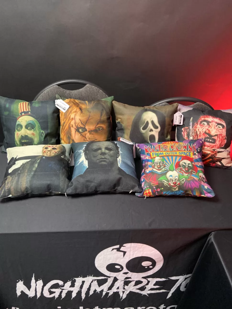 Graveyard Offerings Horror Movie 13X13 Double Sided Pillow* Pillows